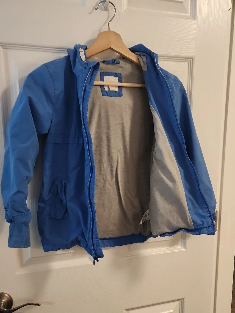 Cat & Jack Light Blue Hooded Raincoat